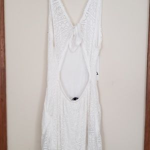 White lace romper